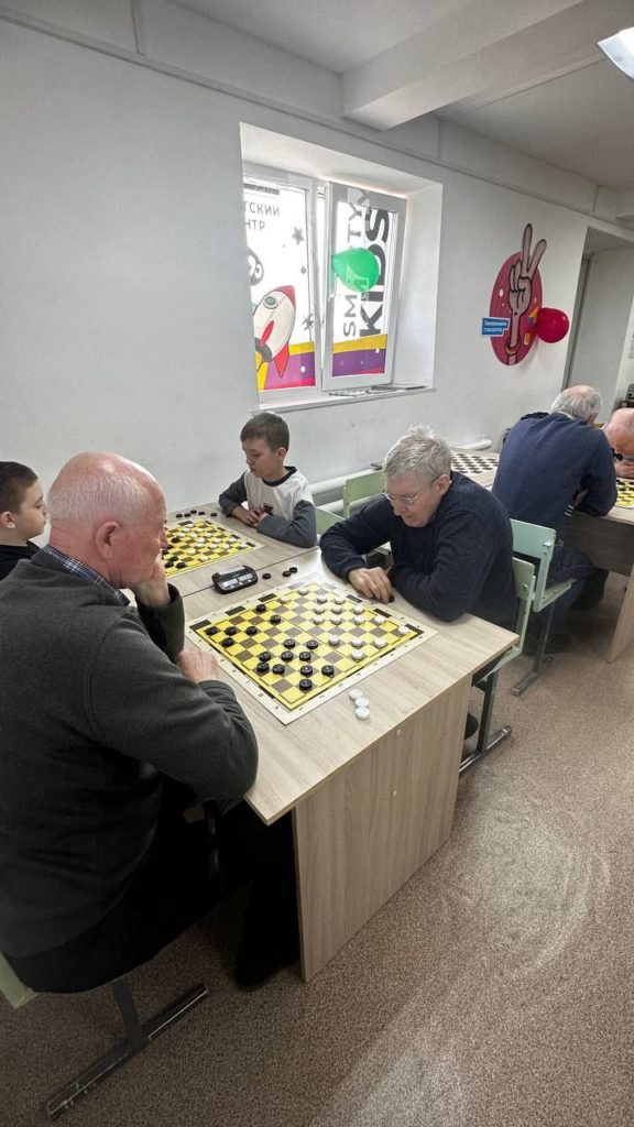 Чемпионат Ульяновской области по стоклеточным шашкам - молниеносная игра.