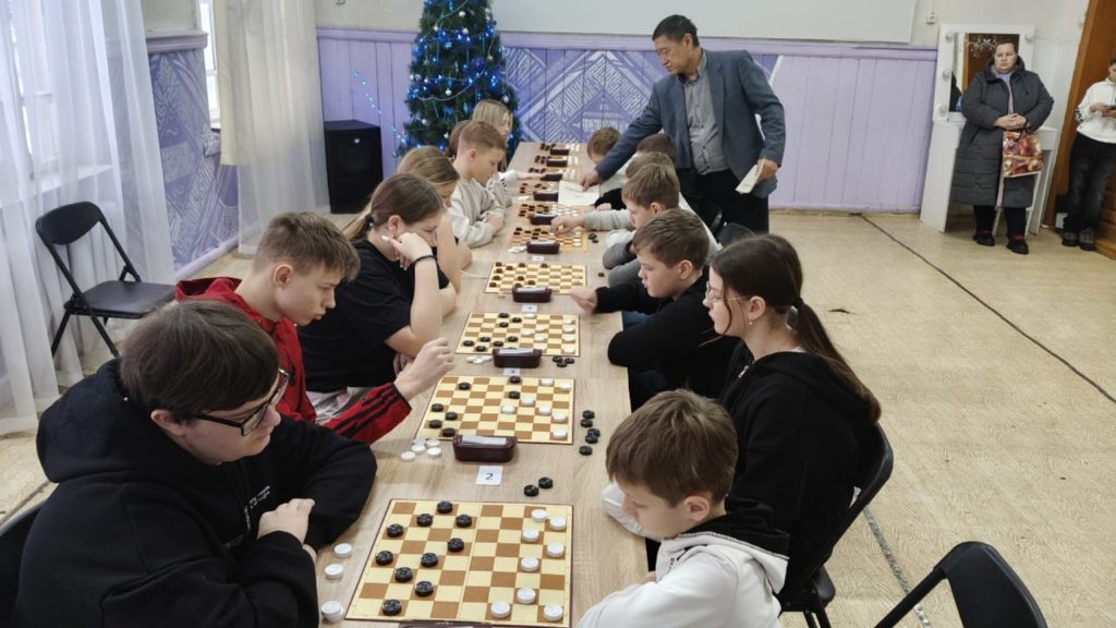 Первенство Инзенского района по русским шашкам среди детей и подростков